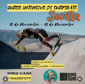 Curso de SurfSkate intensivo en Sevilla